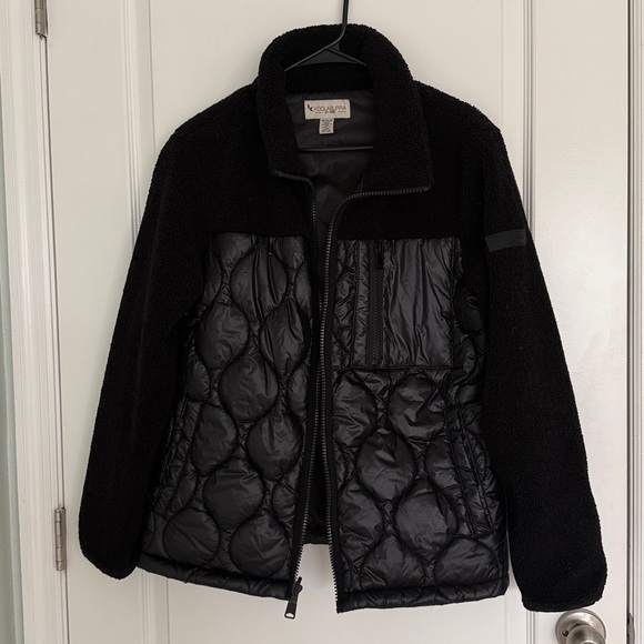 Koolaburra By UGG Teddy Quilted Jacket Size Medium Black - Picture 2 of 10